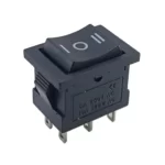 6A 250V AC DPDT ON-OFF-ON Rocker Switch