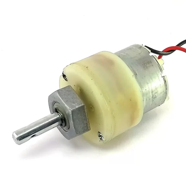 Buy 150 RPM - 12V Centre Shaft DC Geared Motor - RoboComp.in
