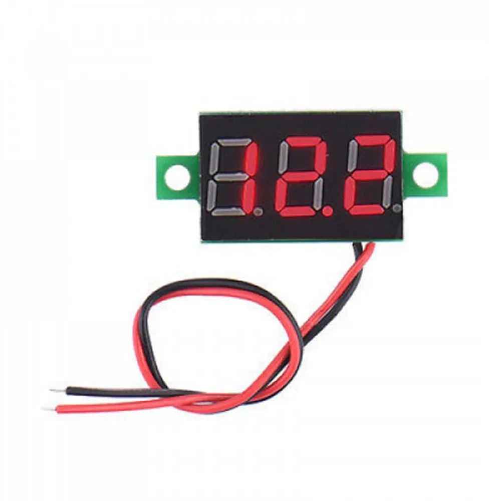Voltmeter, AC 0.36″ 70-380V Voltage Meter LED Display Digital