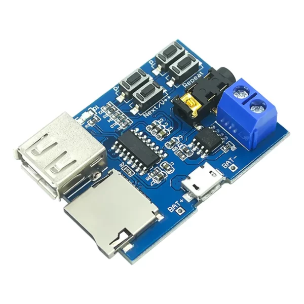 Non-Destructive MP3 Decoding Board with Self-Powered TF Card U Disk Decoded Player Module