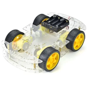 4WD Double Layer Smart Car Chassis Kit