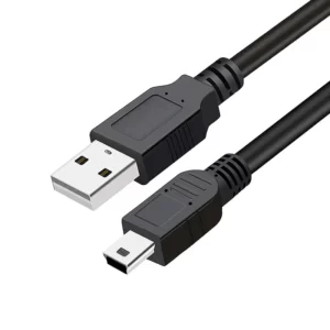 Cable For Arduino Nano (USB A to MINI USB) 30cm – Black