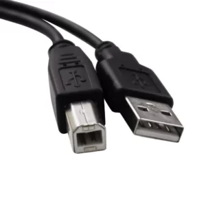 Cable For Arduino UNOMEGA (USB A to B) 25cm – Black