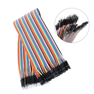 Male To Female Jumper Wires 10cm 40pcs