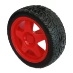 65mm Robot Wheel for BO Motors (Red)