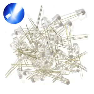 Common 3mm 5mm LED Clear - Blue