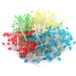 500pcs 3mm Light Assorted Kit DIY LEDs Set (100 LEDs x White Yellow Red Green Blue)