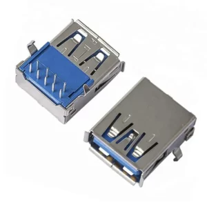USB 3.0 Type A Female 9 pin Right Angle PCB Mount Connector
