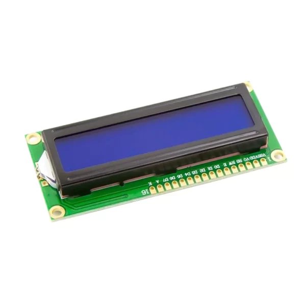 LCD1602 (16x2) Parallel LCD Display with Blue Backlight