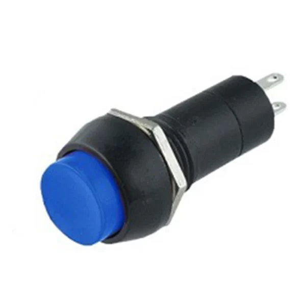 PBS-11A SPST Push Button Self-Locking Switch Blue