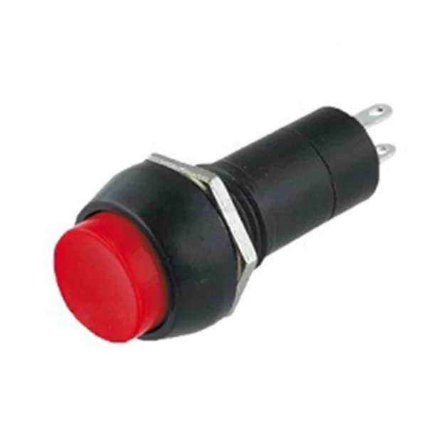 PBS-11A SPST Push Button Self-Locking Switch Red