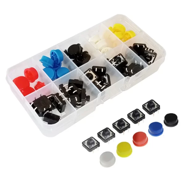 Tactile Push Button Switch Assorted Kit