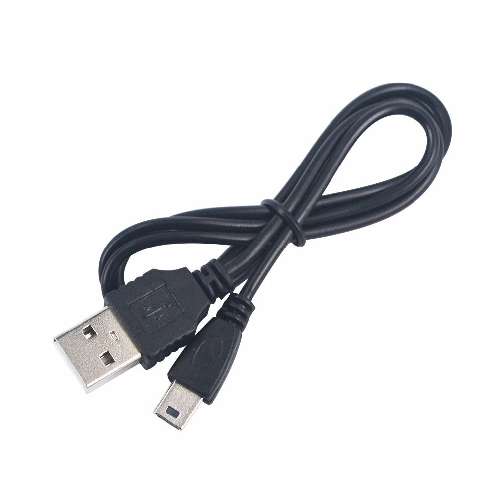 Cable Mini USB V3 Negro 80cm Solo Carga