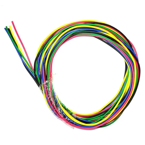 5 Meter Multi Color Wire (1 Meter Each Red, Green, Brown, Yellow, Black)