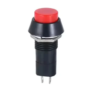 PBS-11B 12mm No Lock Push Button Momentary Switch Red