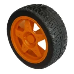 65mm Robot Wheel for BO Motors Orange