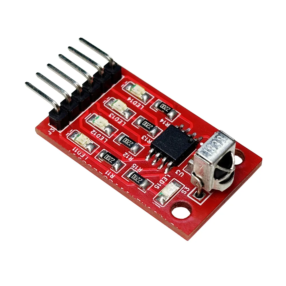 4 Channel IR Infrared Remote Decoder Module with Remote