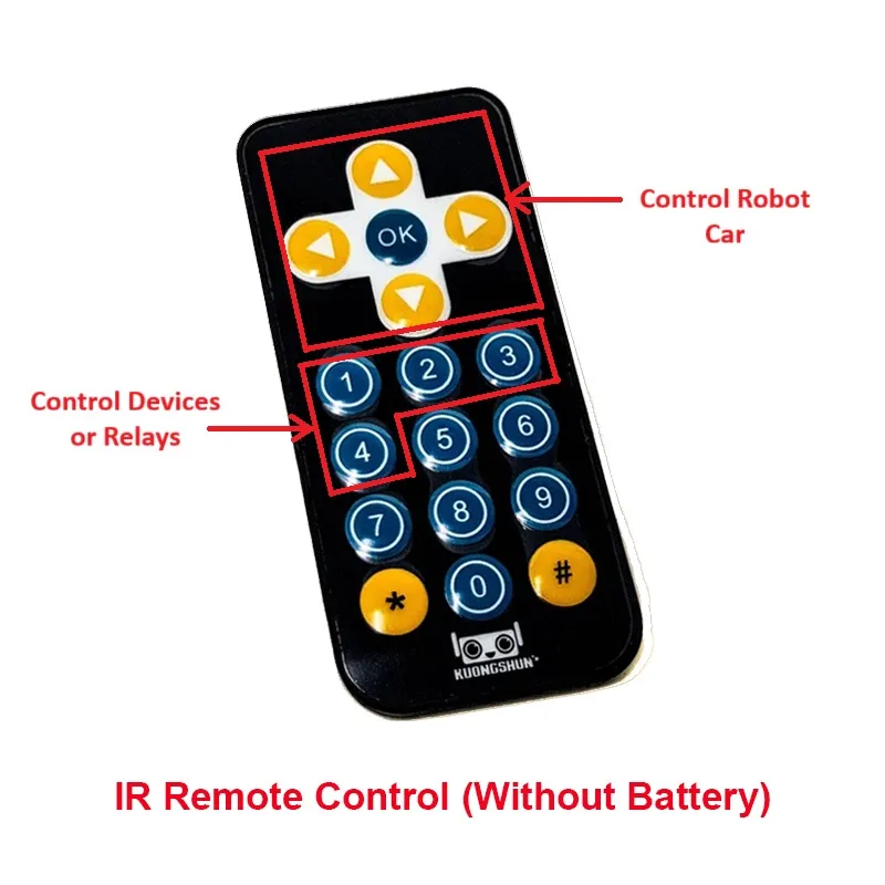 4 Channel IR Infrared Remote Decoder Module with Remote
