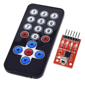 4 Channel IR Remote Decoder Module With Remote