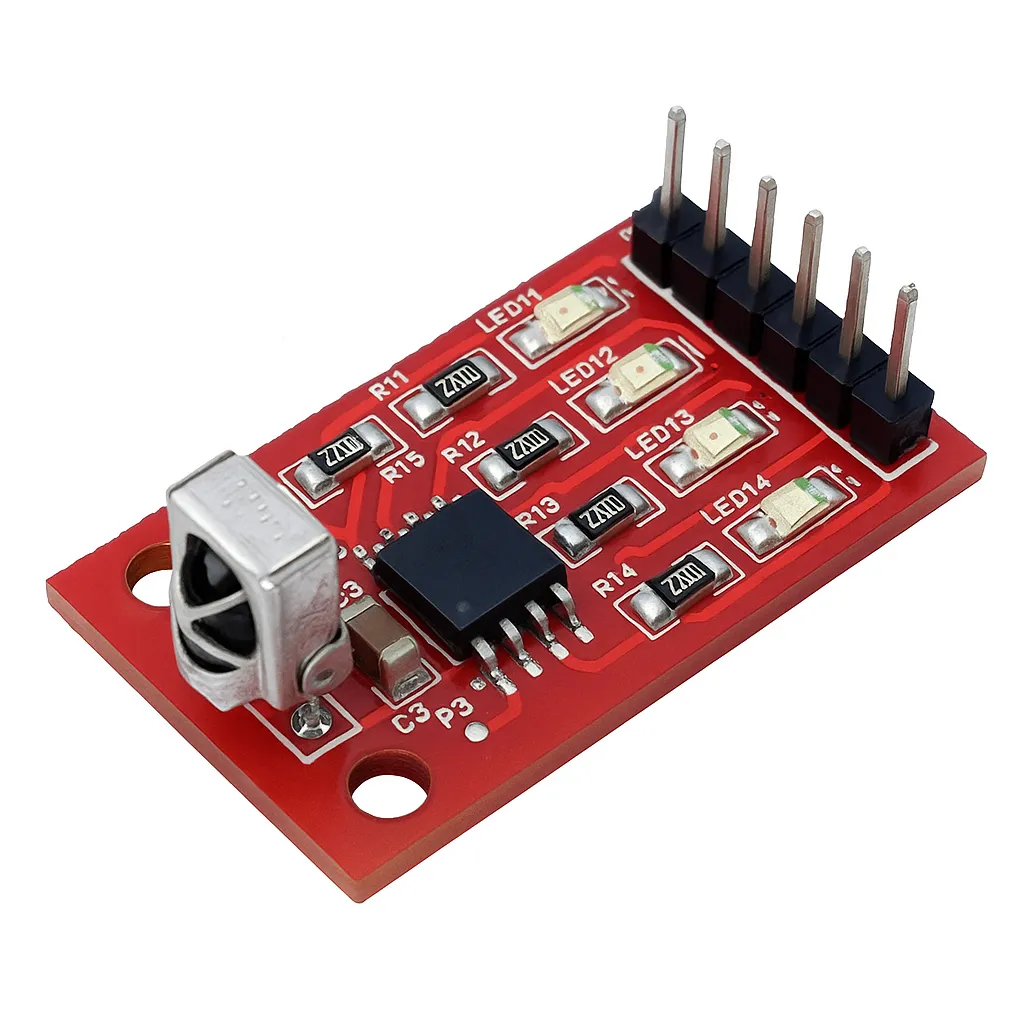 4-Channel IR Remote Decoder Module for Devices & Robot Cars