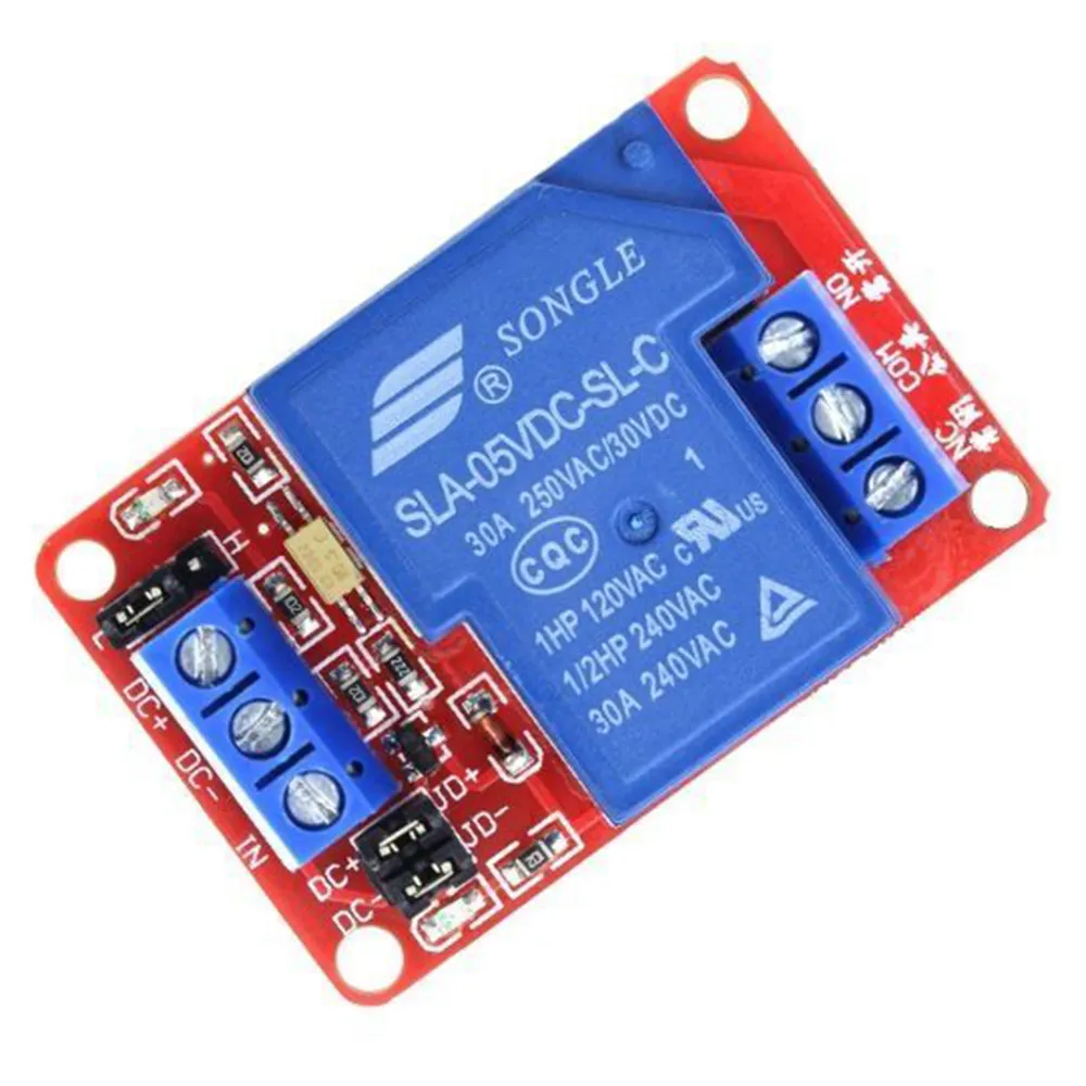 Songle 1 Channel 5V 30A Relay Module with Optocoupler Isolation , High and Low Trigger