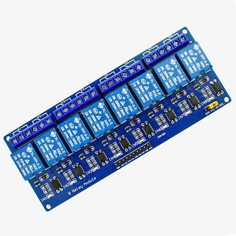 8 Channel 5V Relay Module with Optocoupler