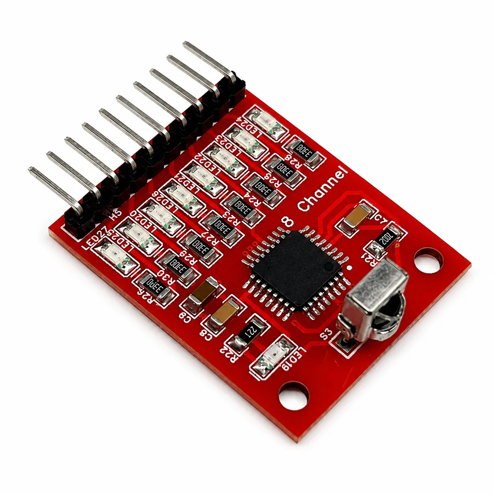 8 Channel IR Infrared Remote Decoder Module with Remote