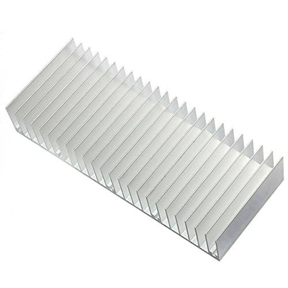 Aluminum Alloy High Power Heat Sink Size 150x25x60MM